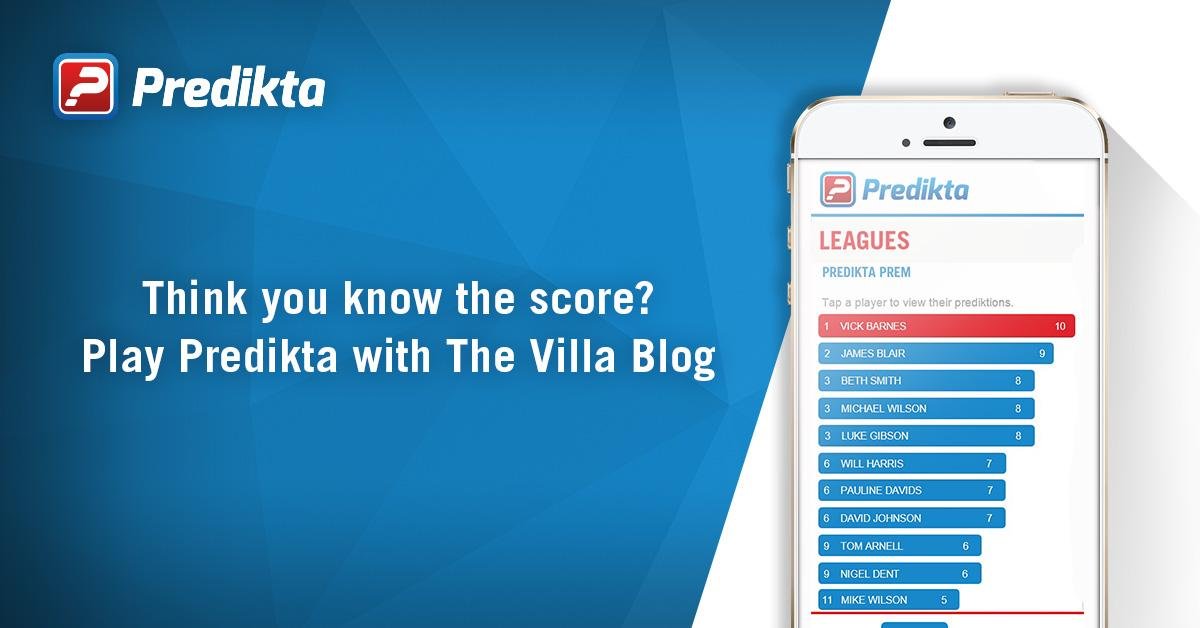 Play Predikta with The Villa Blog