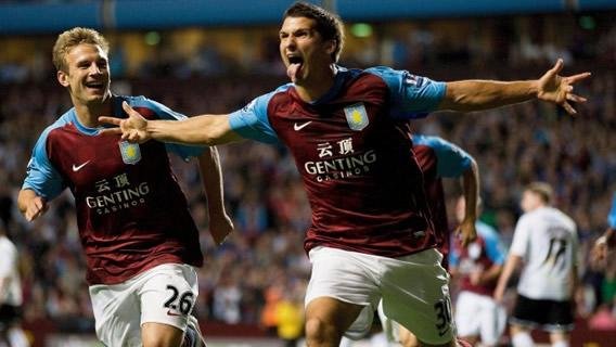 Eric Lichaj scores for Aston Villa and wonders if it is enough for a first team start
